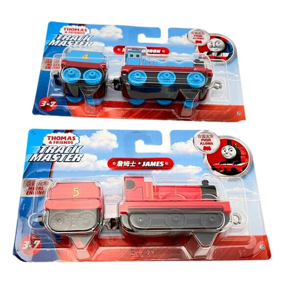 Track Master Thomas Tank Engine Lot 2 James and Gordon Metal Fisher Price New - Picture 1 of 7